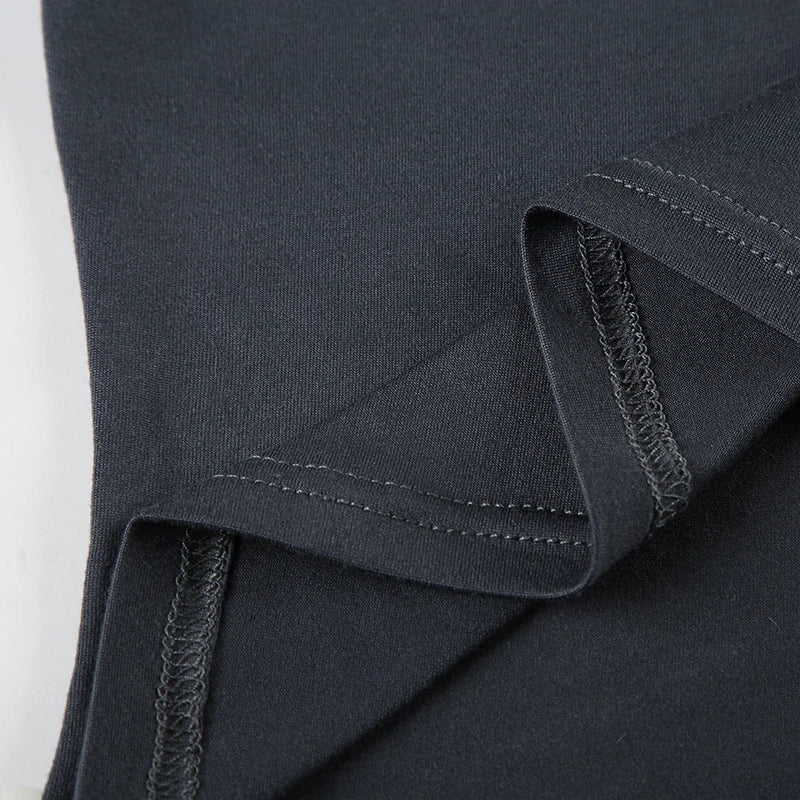 Chic Casual V-Neck Tops and Drawstring Full Length Pants Women's Slim Outfit Set