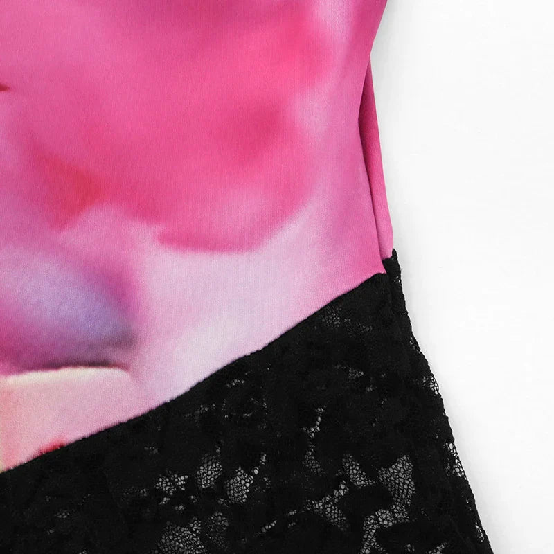 Black Lace Backless Maxi Dress Sleeveless Summer Clubwear