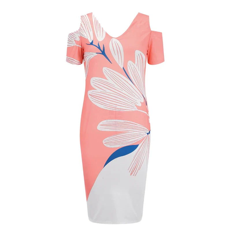 Backless Bodycon Dress For Party Elegant V Neck Patchwork