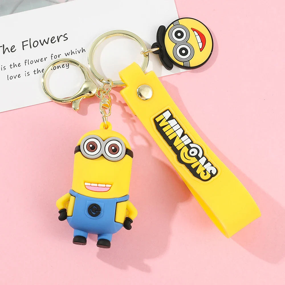 Kawaii Minions Keychain Pendant Creative Cartoon Bag Decoration Gift