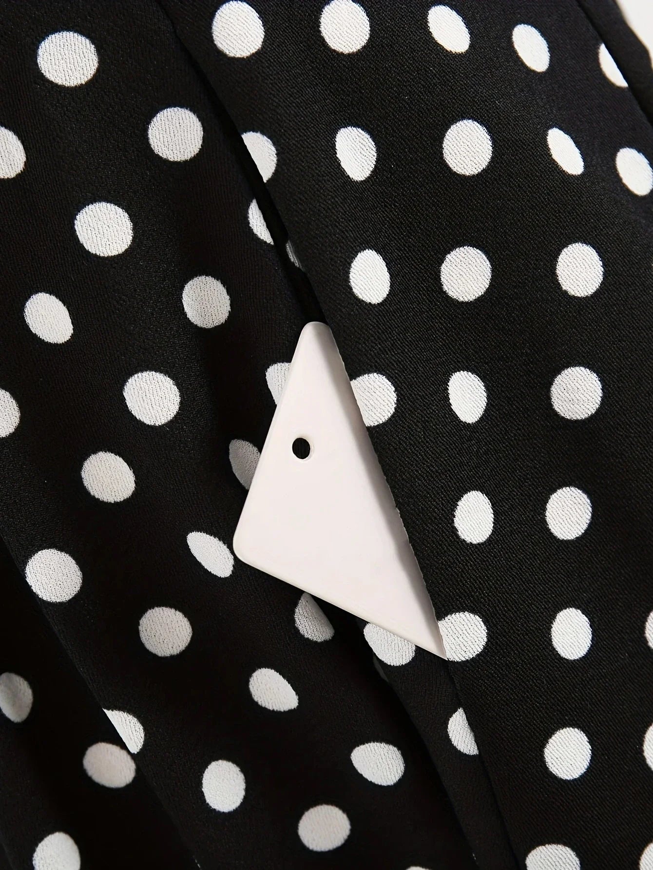 Polka Dot Midi Dress Fit And Flare Knit Comfort Easy Care