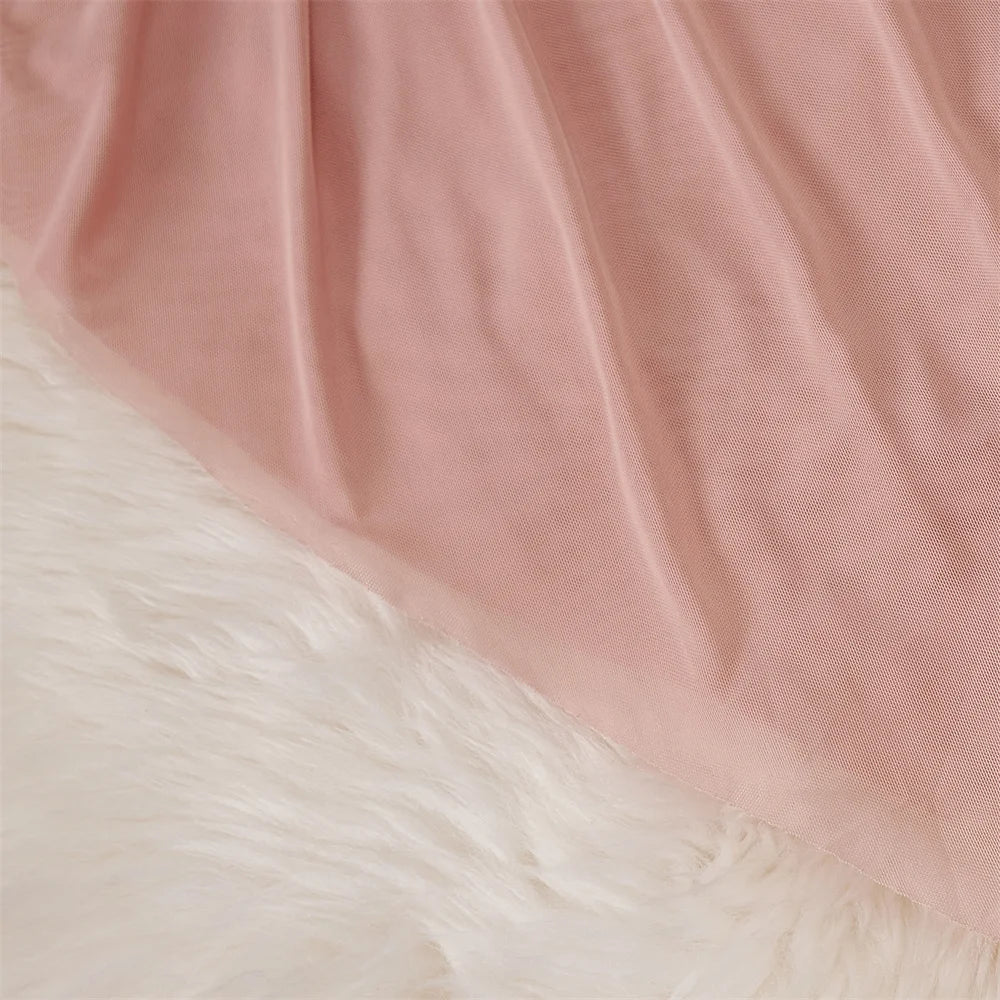 Backless Mesh Nightgown With Cross Strap Nightdress