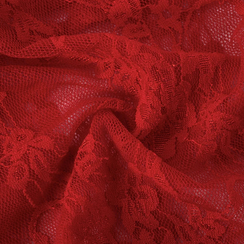 Sexy Lace Deep V Neck Backless Strapless Sleeveless Pencil One-Piece Jumpsuit for Women