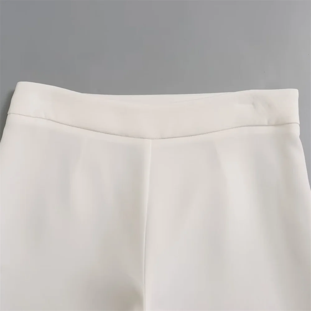 Women's Slim Fit Suit Set with Belt for Professional Style