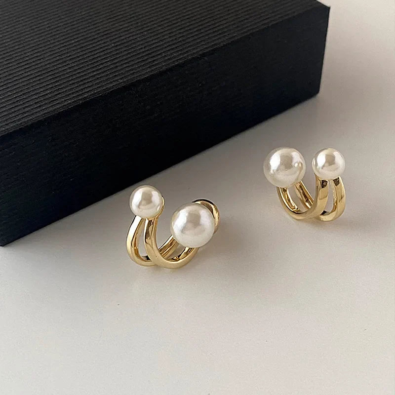 Classic Pearl Earrings for Women Retro Style Jewelry Gifts