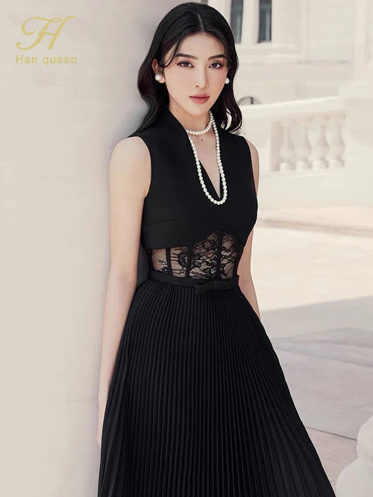 Lace Dress For Work Elegant Long Sheath Office Dress