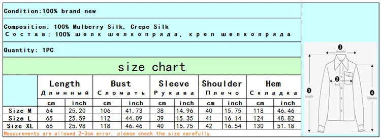 Women 100 Percent Mulberry Crepe Silk Shirt Blue Jeans Stripe Printed Three Quarter Sleeve Pullover Blouse Elegant Office Top in M L XL