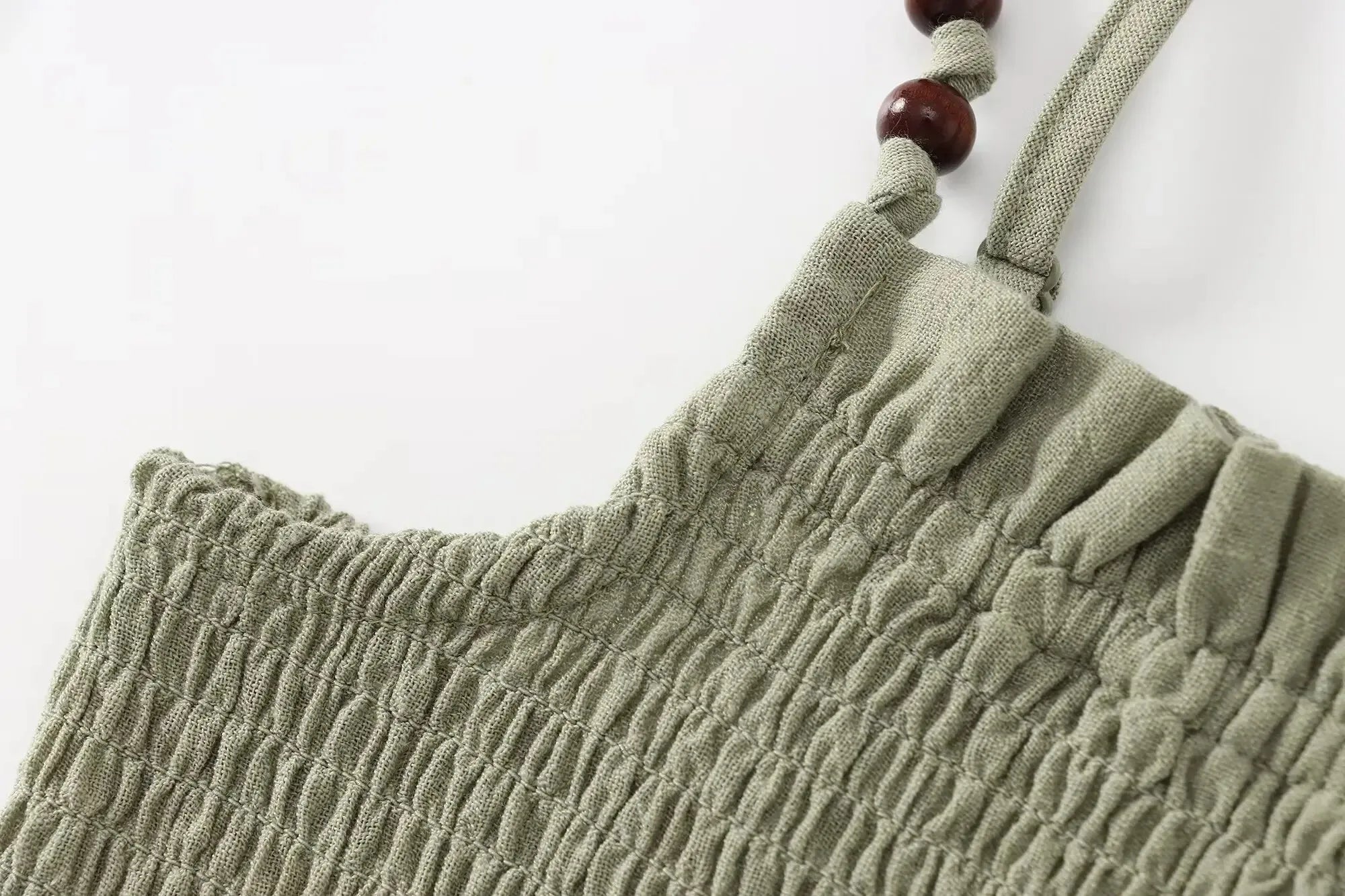 Sexy Backless Halter Dress With Honeycomb Check Pattern