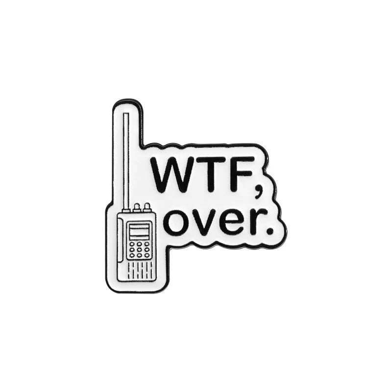 Custom Quotes Enamel Pins with Funny Phrases and Positive Sayings Rainbow Text Brooch Lapel Badge Jewelry Gift for Friends