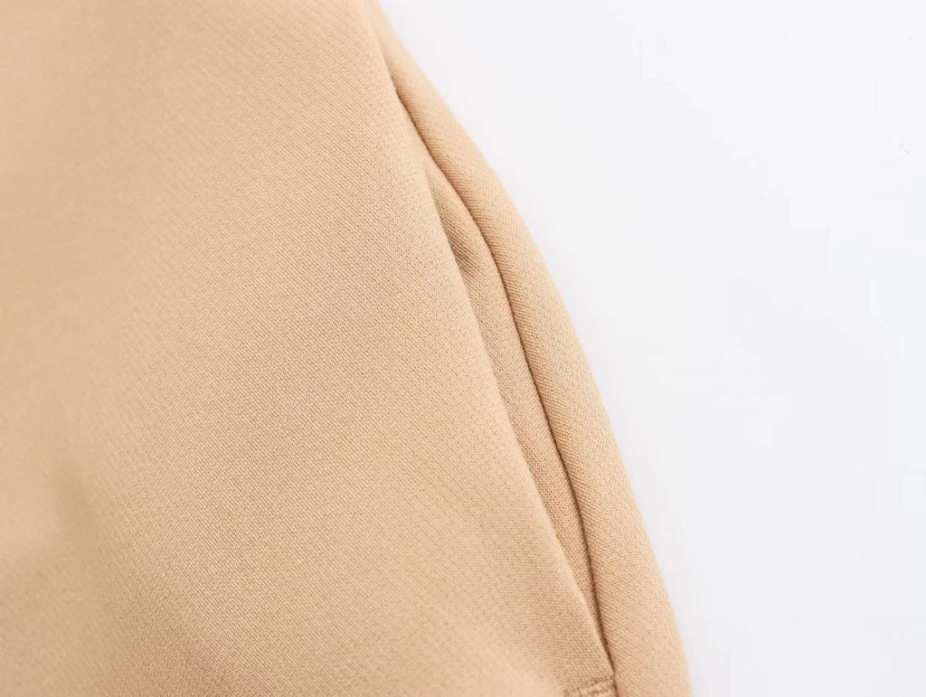 Casual Solid Color V Neck Sleeveless Single Breasted Vest With Elegant Mid Waist Wide Leg Pants Set