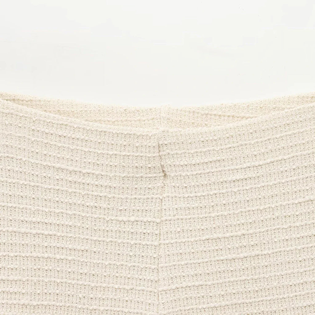 Women's Casual Chic Bow Top and Flared Pants Suit Set for Spring and Summer