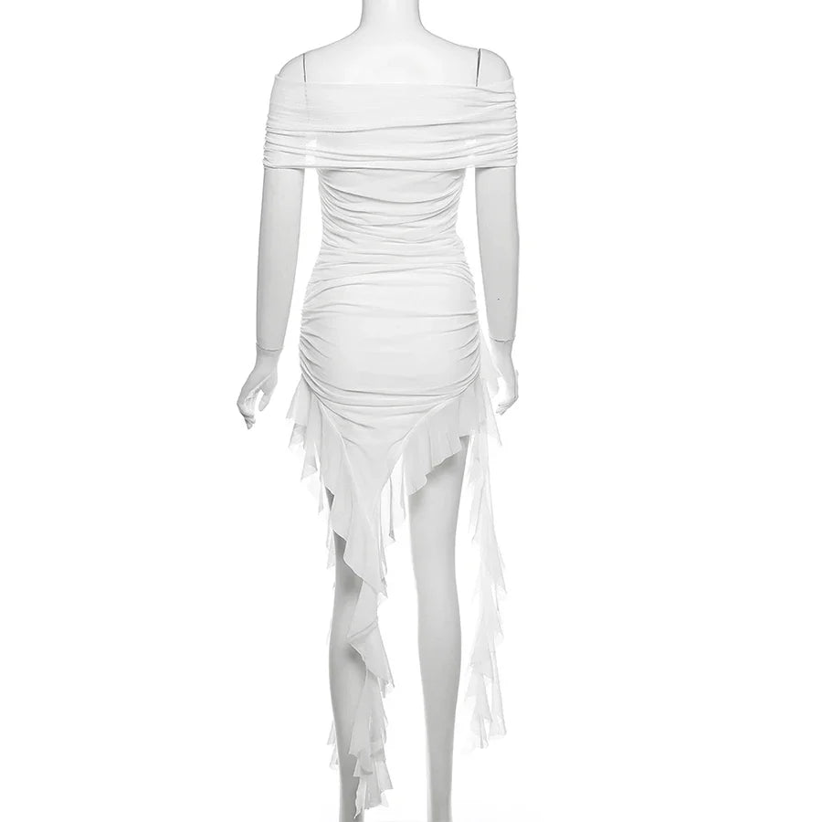 Elegant Bachelor Party Dress With Tassel Detail Evening