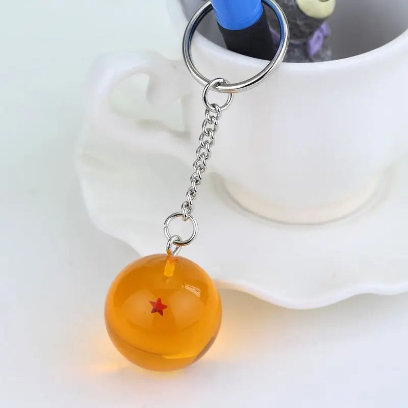 Japanese Anime Dragon Z Stars Keychain Figures Toy Pendant for Cosplay and Party Gifts