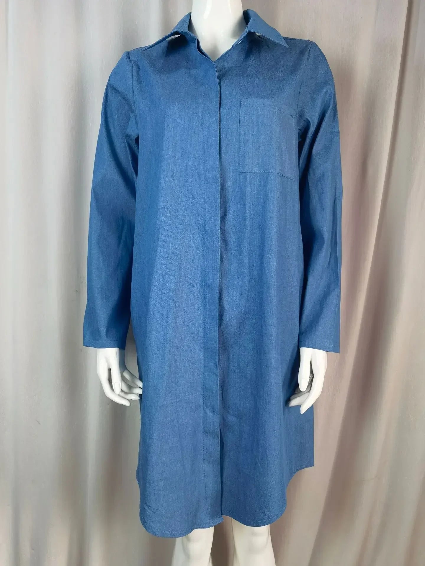 Cowboy Style Long Sleeve Black Dress For Women Retro Chic