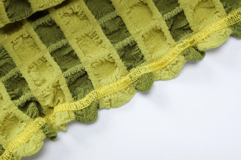 Y2K Patchwork Halter Backless Bodycon Maxi Dress For Women