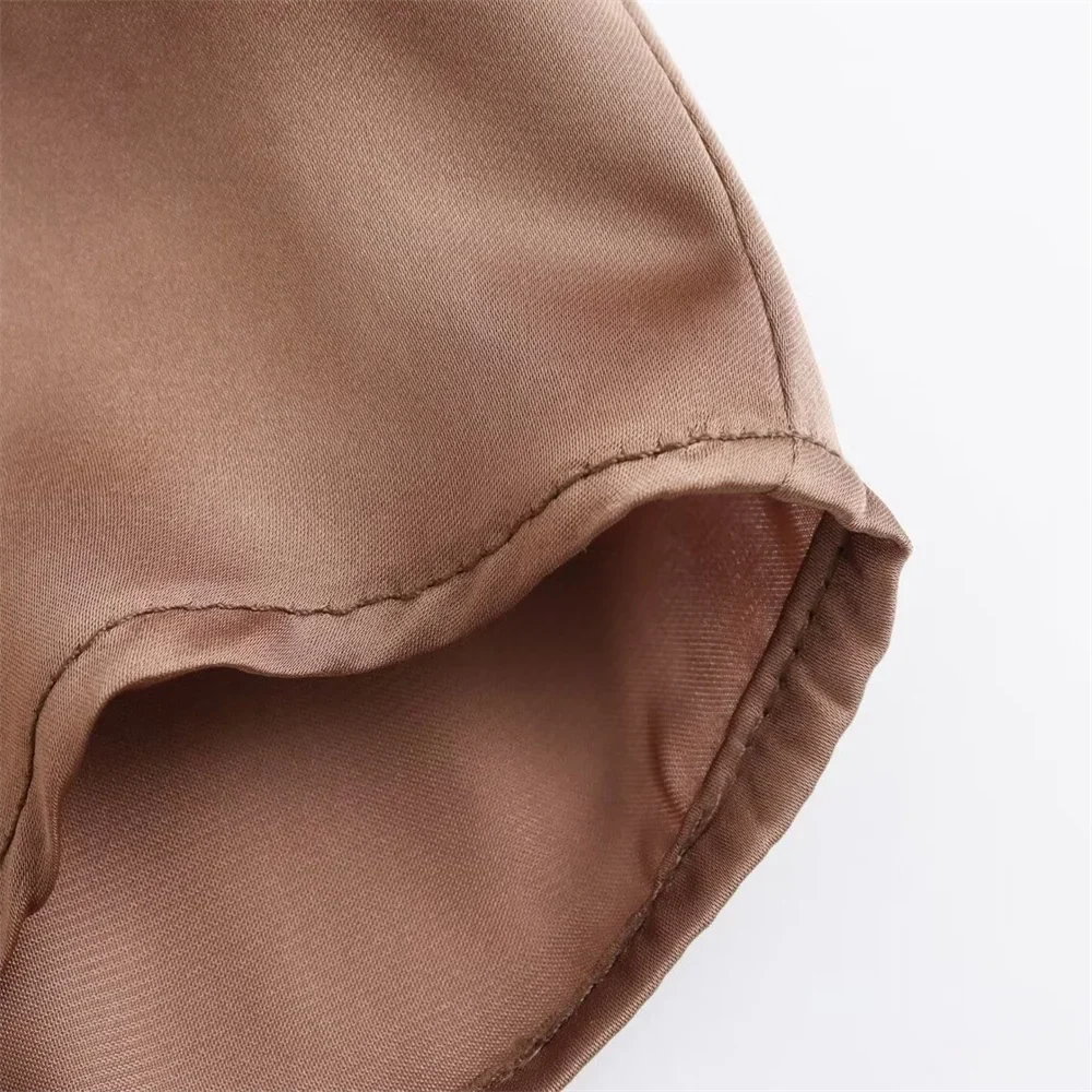 Women's Casual Loose Silk Satin Shirt with Versatile Soft Texture and Elegant Design