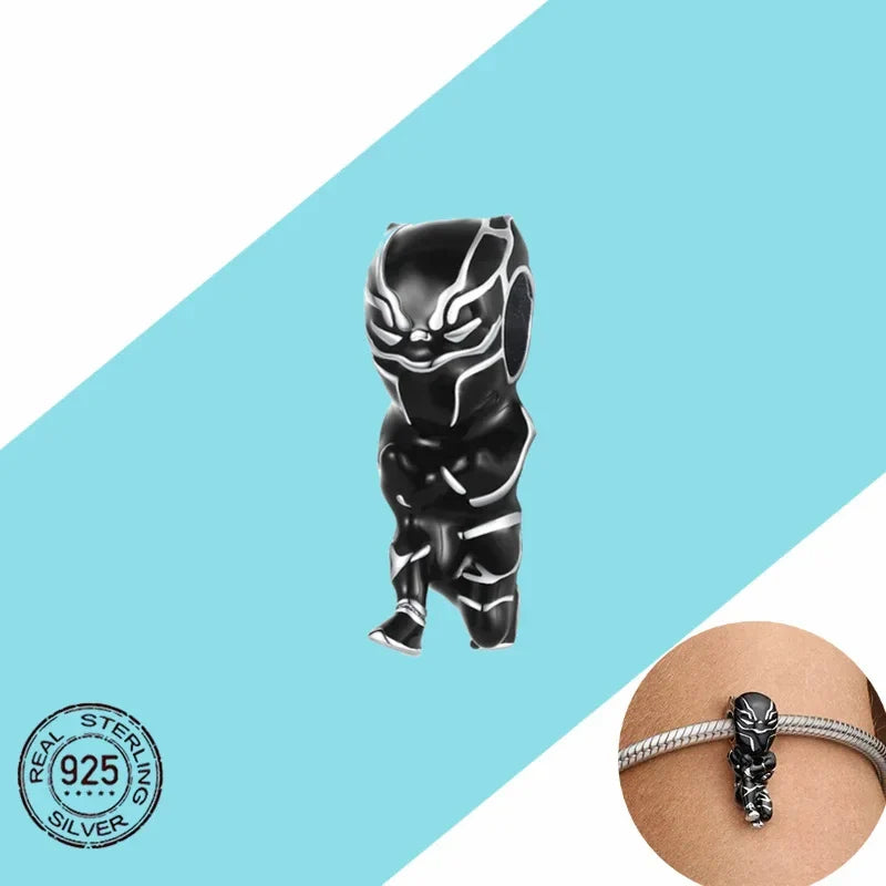 925 Sterling Silver Disney Pendant Beads for DIY Bracelets Perfect Women's Fashion Gift