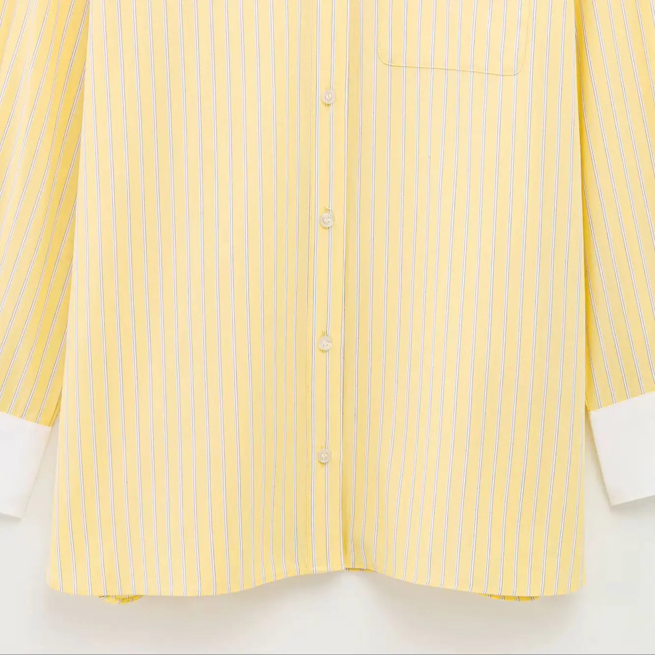 Striped Cotton Patchwork Women Shirt Long Sleeve with Pockets Casual Comfort Blouse Spring Lightweight Top