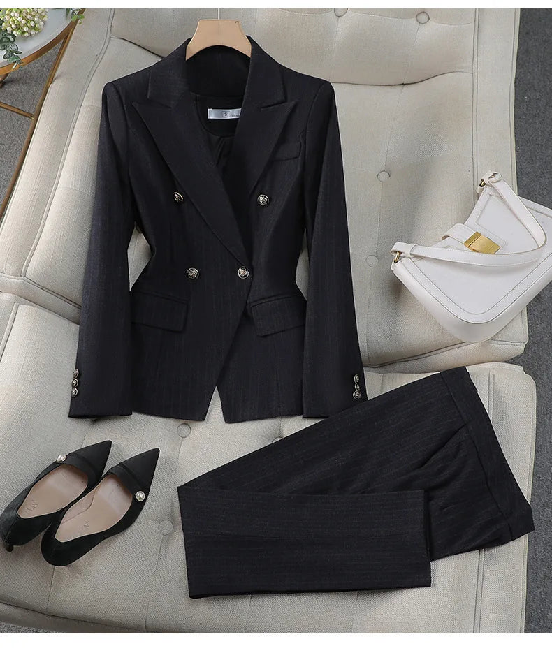 Blue Blazer for Women Professional Workwear Jacket