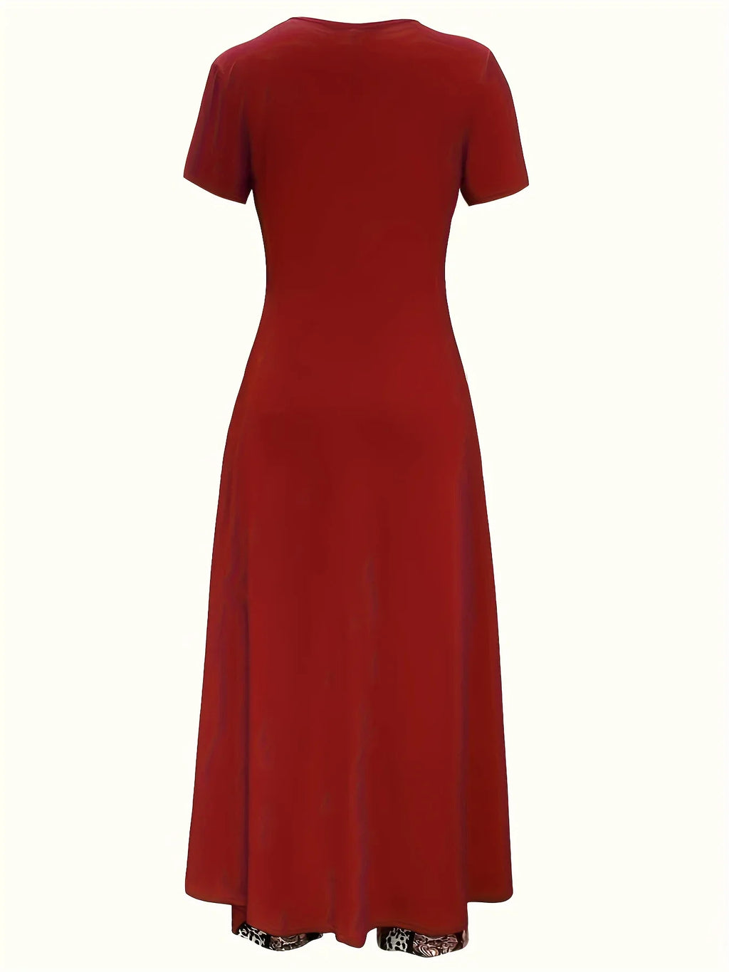 Casual Printed Long Pullover Coat and Wide-Leg Pants Two-Piece Suit for Girls High-End Fashion Temperament Set