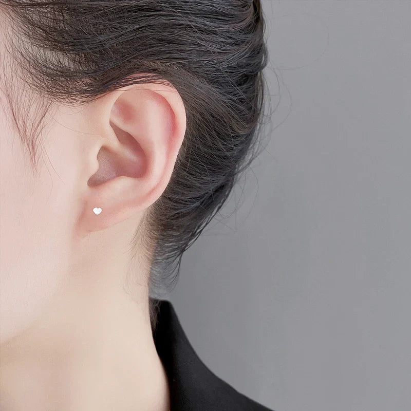 Lip Piercing Body Jewelry Stud Earrings in Silver and Gold Trendy Star Moon Design for Women