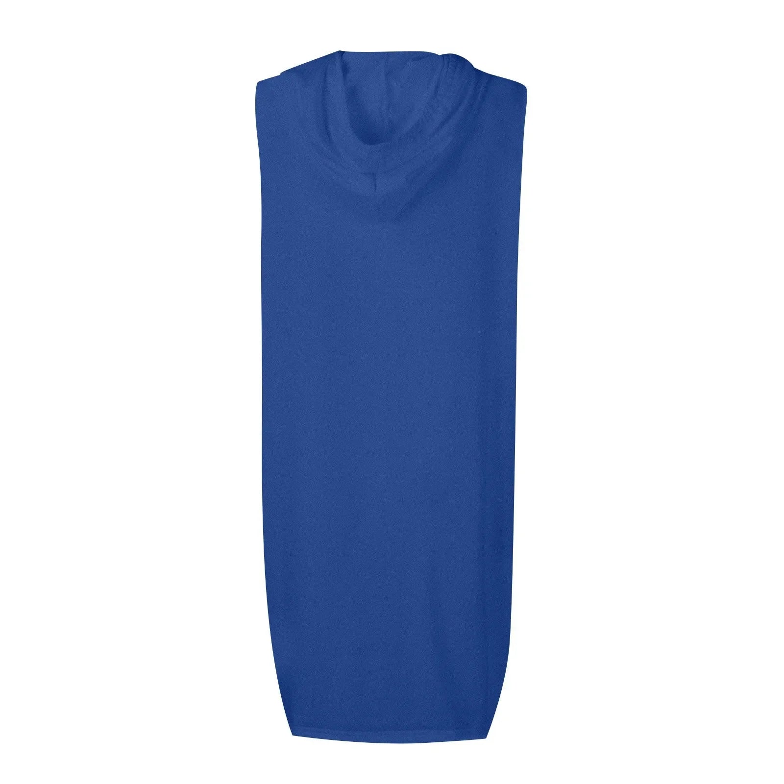 Womens Sleeveless Hoodie Dress With Drawstring Streetwear