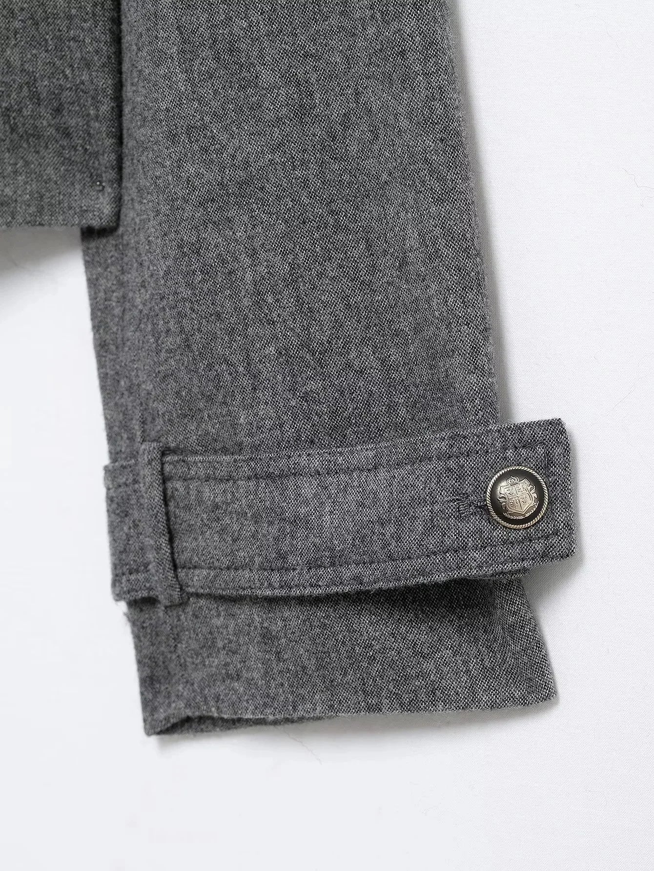 Double Breasted Epaulet O Neck Jacket with Chic Sashes and Pleated Mini Skirt Women's Streetwear Suit