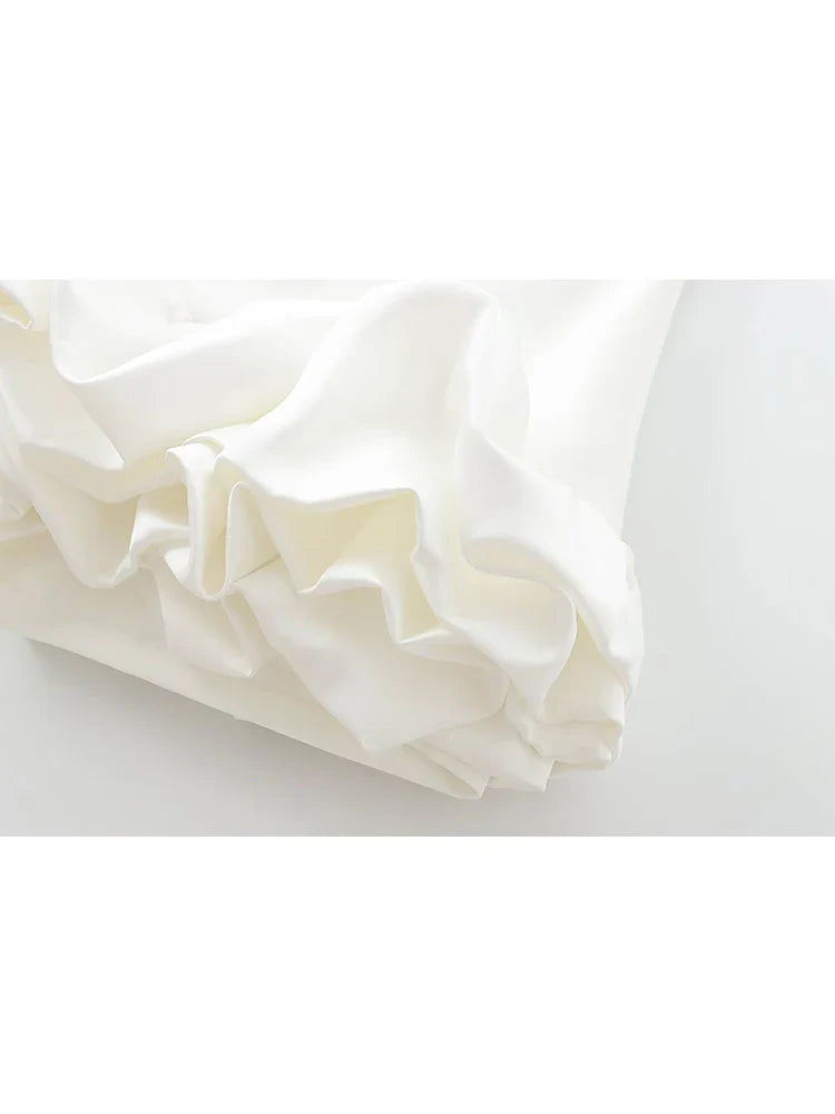 Ruched Mini Dress For Women Backless Party Dress Elegant