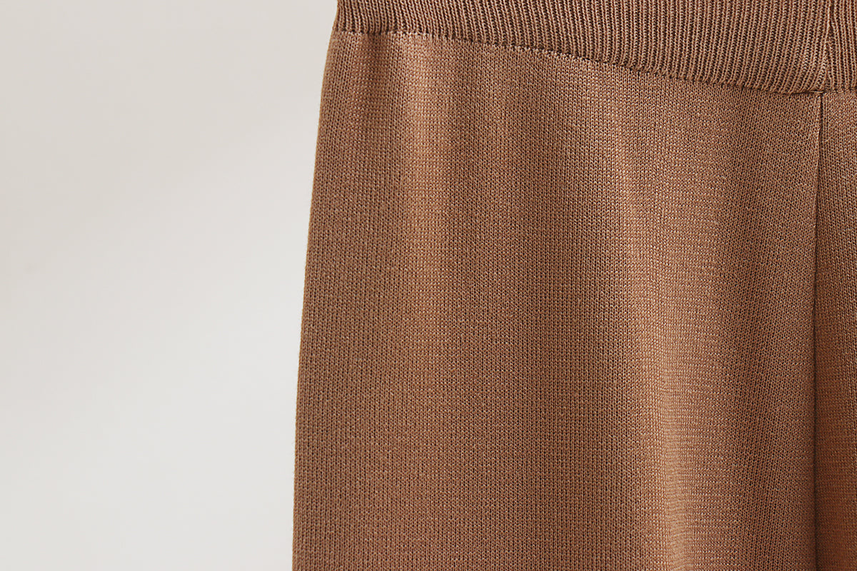 Winter Oversized Stripe Knitted Turtleneck Sweater Set with Casual Long Sleeve Pullover and Elastic Waist Pants