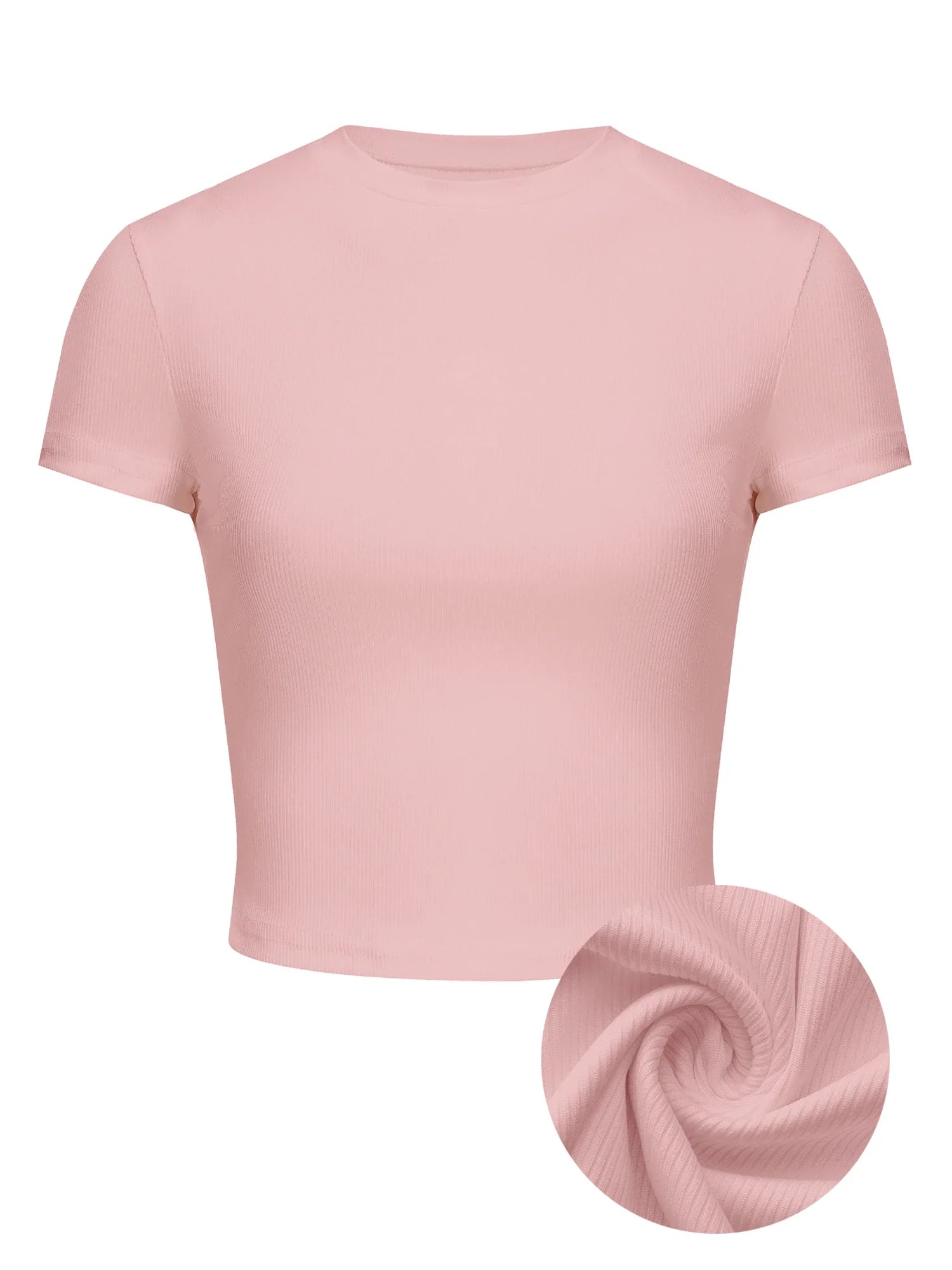 Casual White Short Sleeve T-Shirt for Women Slim Fit Summer Top