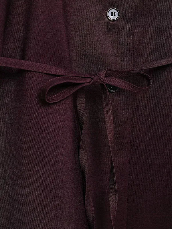 Women's Spring Two Piece Suit Set with Loose Fit Blazer and Wide Leg Pleated Trousers, Casual Chic Ensemble with Belt and Button Detail