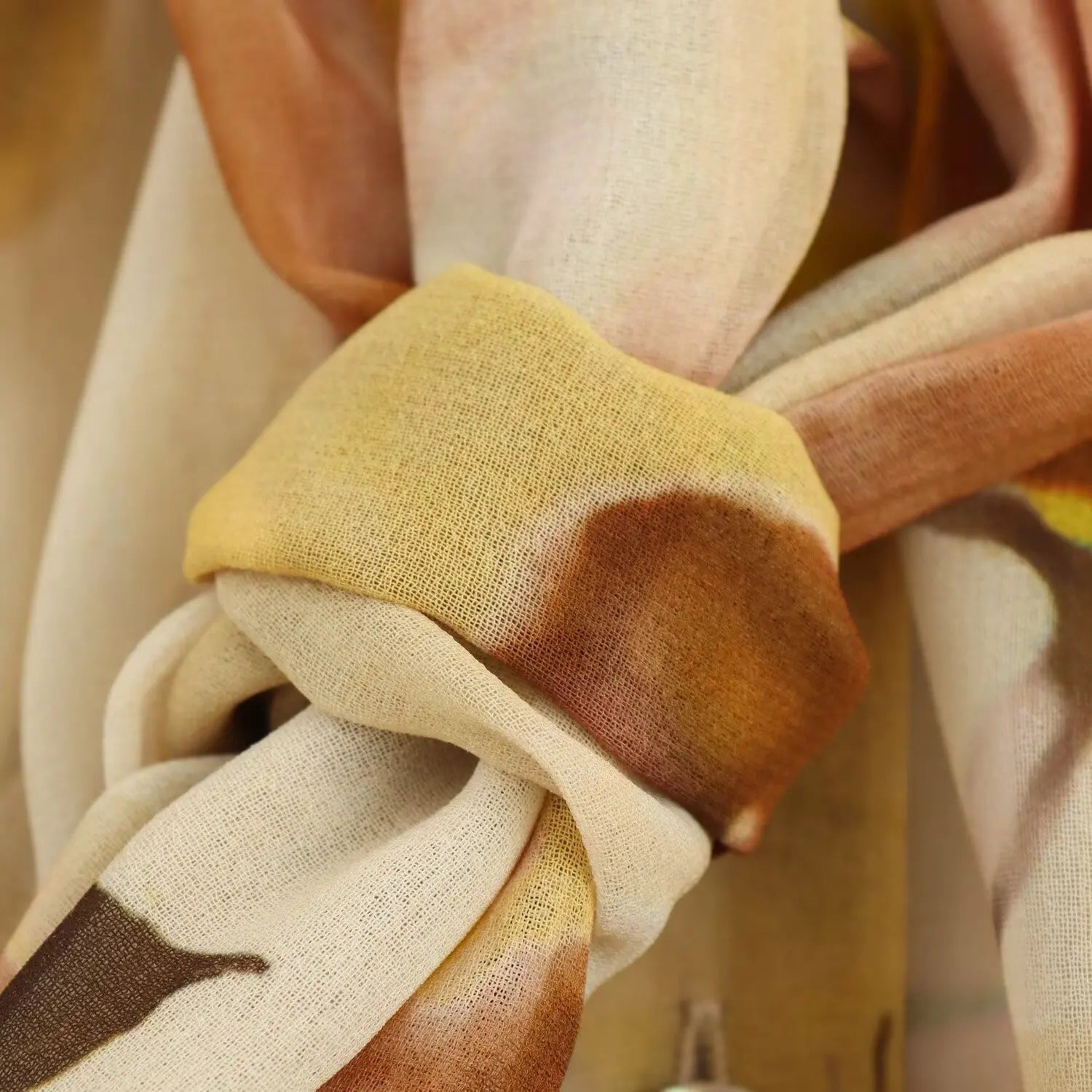 Women's Fashionable Loose Floral Print Semi Transparent Lapel Tie Long Sleeve Shirt for Spring