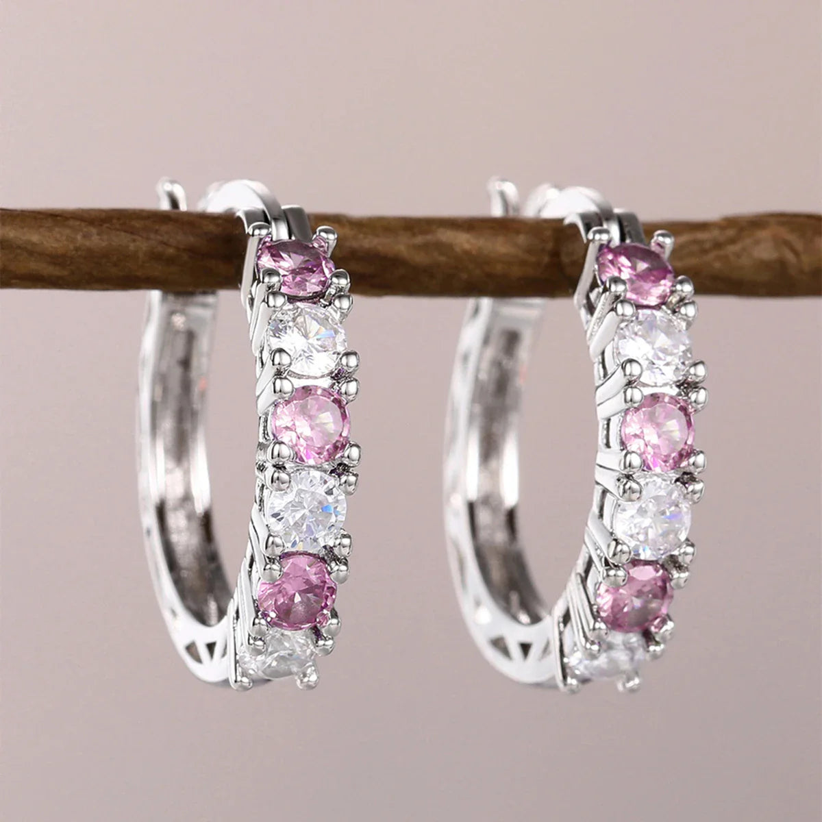 Unique Design Hollow Out Gold Hoop Earrings for Women - Irregular Trendy Jewelry for Weddings and Parties