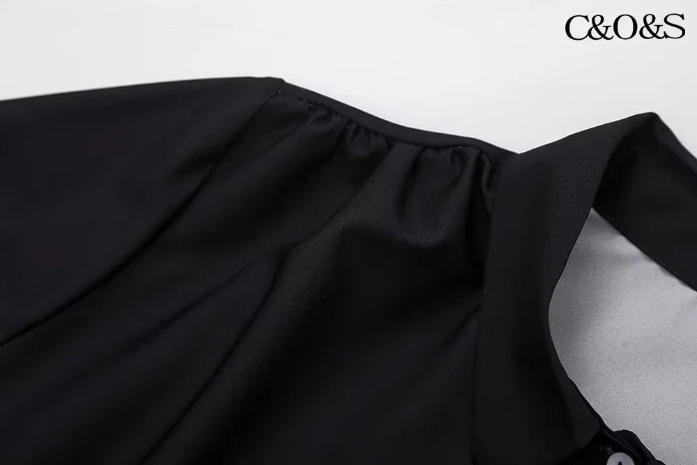 Floral Print Long Sleeve Shirt and High Waisted Trousers Fashion Set