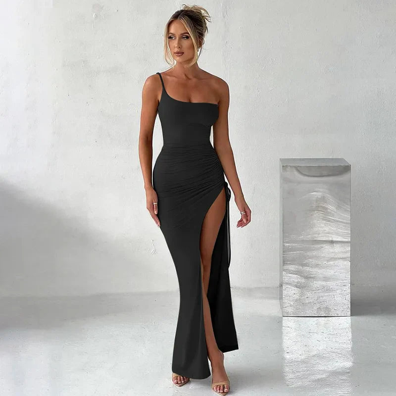Sexy Long Dress With Strappy Cutout For Summer Beach