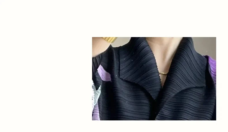 Printed Floral Midi Dress With Pleated Sleeves And Lapel