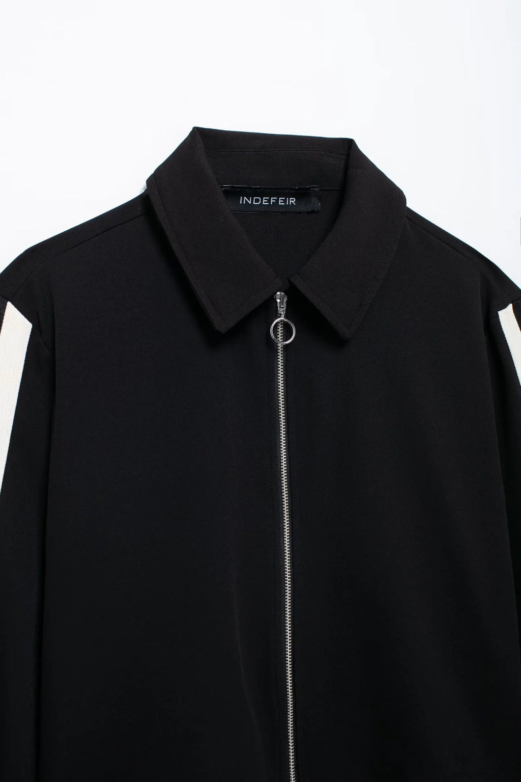 Women Casual Sports Suit with Side Stripe Long Sleeve Zipper Jacket and Wide Leg Pants