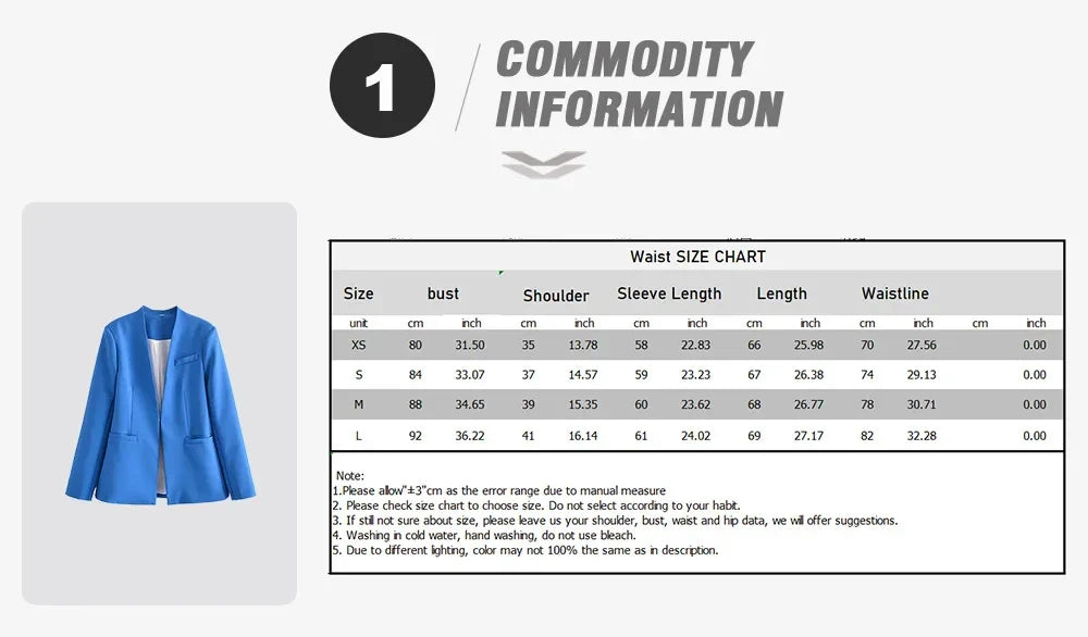 Fashionable Women's Slimming Multi-Color Suit Set for Autumn