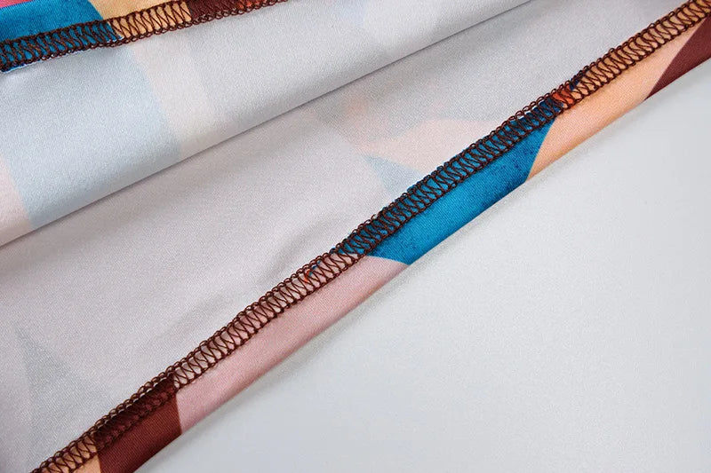 Tie Dye Ribbed Midi Dress For Women Bodycon Side Slit