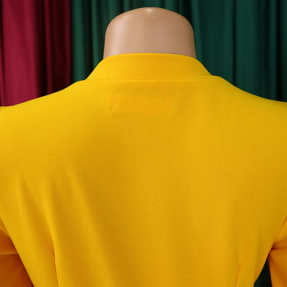 Elegant Pleated Dress for Women Formal Half Sleeve Belted