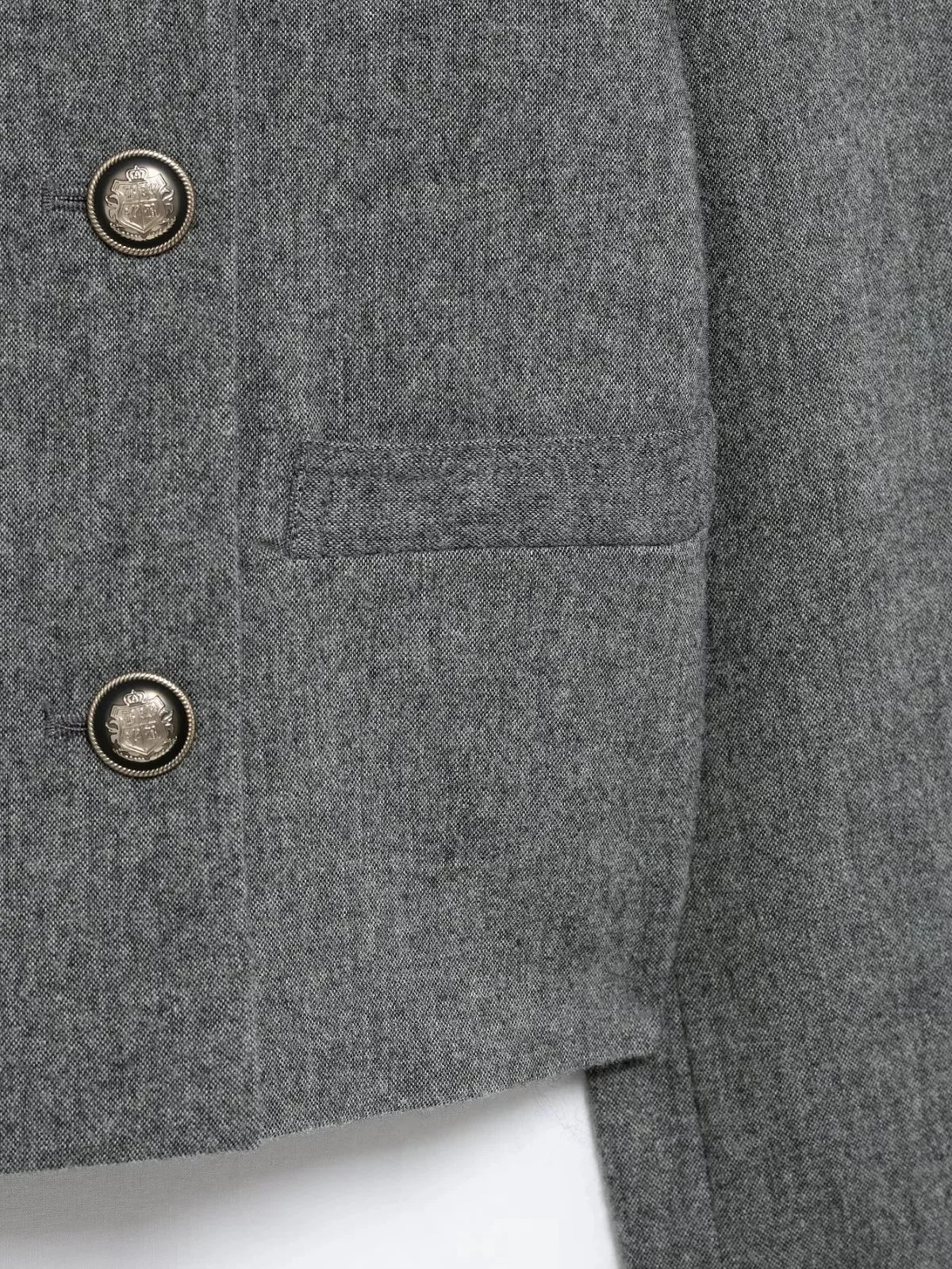 Double Breasted Epaulet O Neck Jacket with Chic Sashes and Pleated Mini Skirt Women's Streetwear Suit