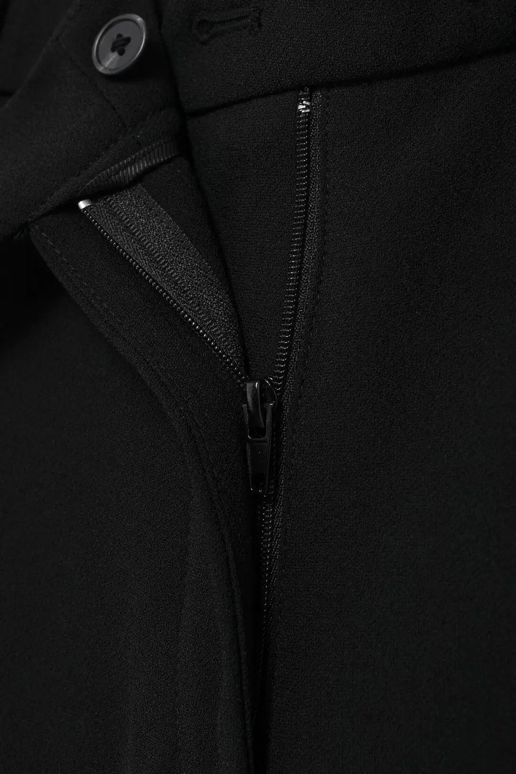 Women's Fashion Long Sleeve Suit Jacket with Belt and Zipper Straight Pants Set