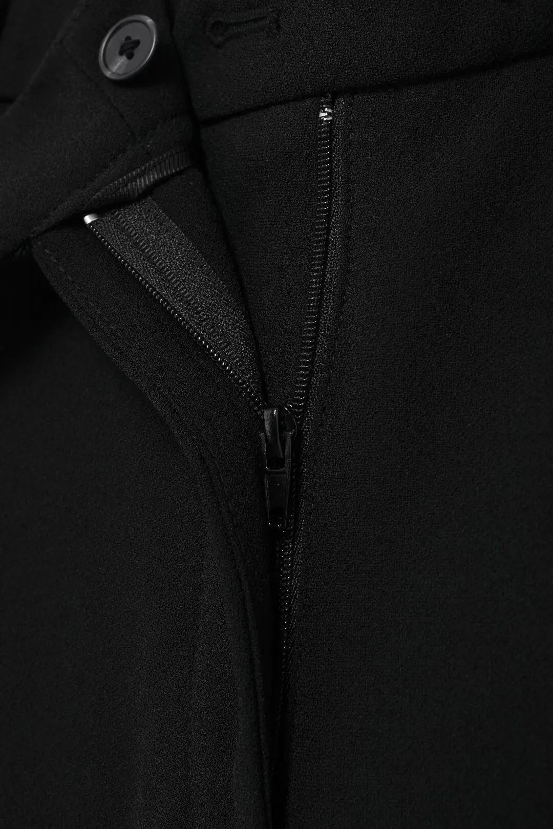 Women's Fashion Long Sleeve Suit Jacket with Belt and Zipper Straight Pants Set