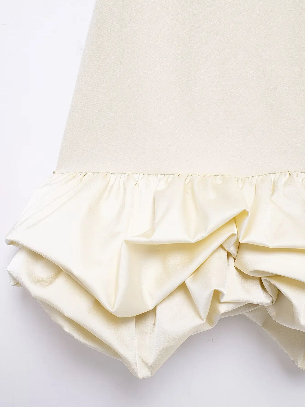 Backless Patchwork Mini Dress For Women Fluffy Hem Party