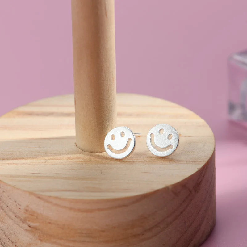 925 Silver Mini Star Heart Butterfly Stud Earrings for Women Hypoallergenic Daily Wear