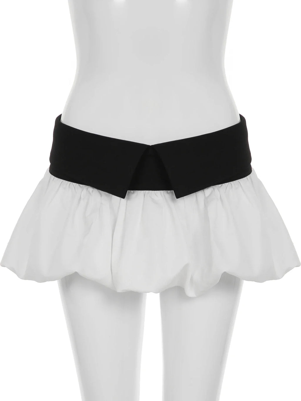 Slim Contrast Color Two-Piece Dress Set for Women Bandage Slash Neck Halter Top with Low-Waisted A-Line Skirt Elegant Sweet Casual Outfit