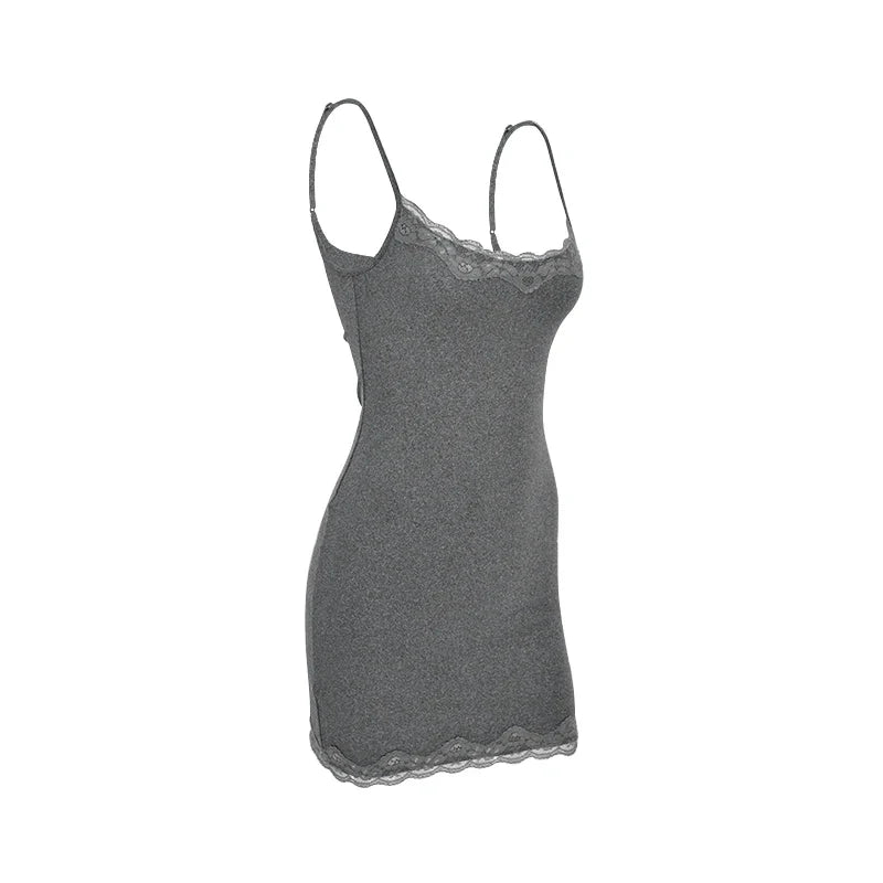 Lace Backless Sleeveless Sexy Mini Dress For Summer Party