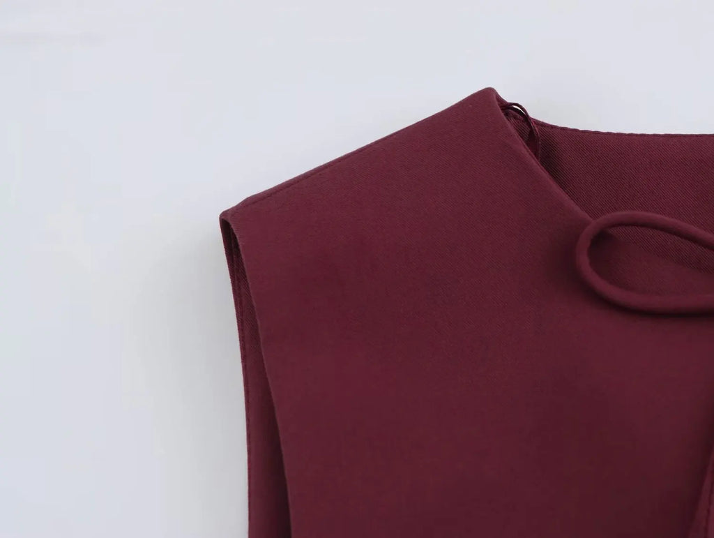 White Bow Pleated Mini Dress For Summer Party Elegant