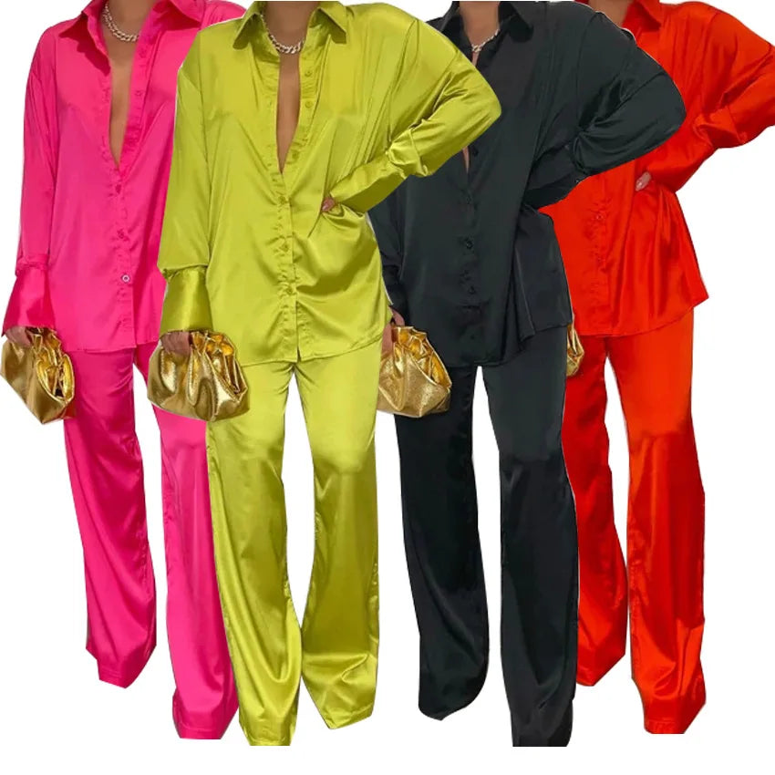 Fashionable Multi-Color Casual Loose Fit N Suit Set for Effortless Style