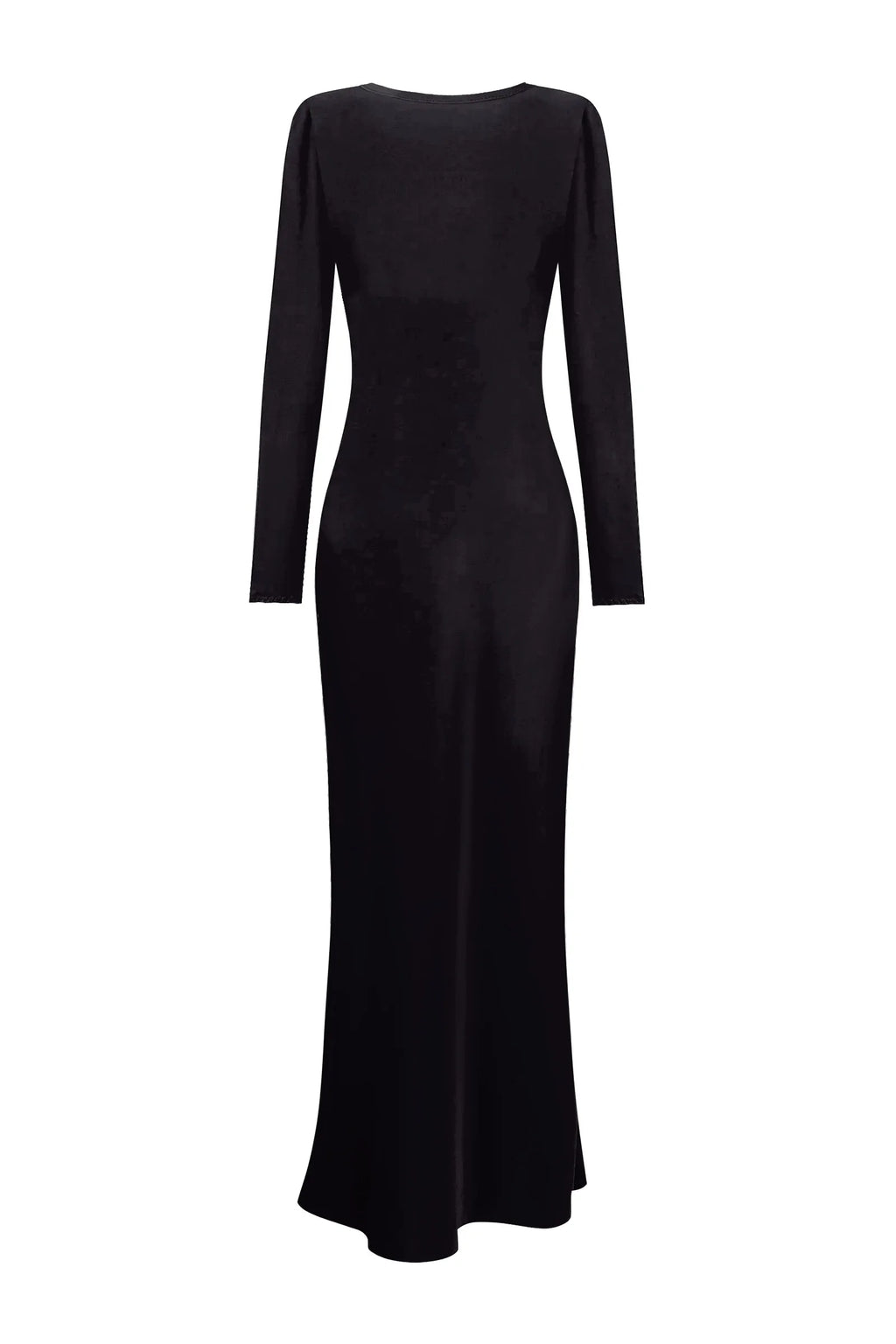 Black Gothic Witch Dress With Long Sleeves Fishtail Gown